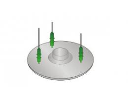 多點(diǎn)檢測電機(jī)轉(zhuǎn)動(dòng)盤的平整度